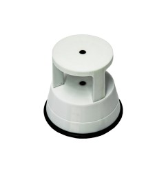 TABURETE CON RUEDAS ESTABLE BLANCO
