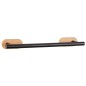 TOALLERO INOX. NEGRO 40CM TURBO-LOC OREA BAMBOO