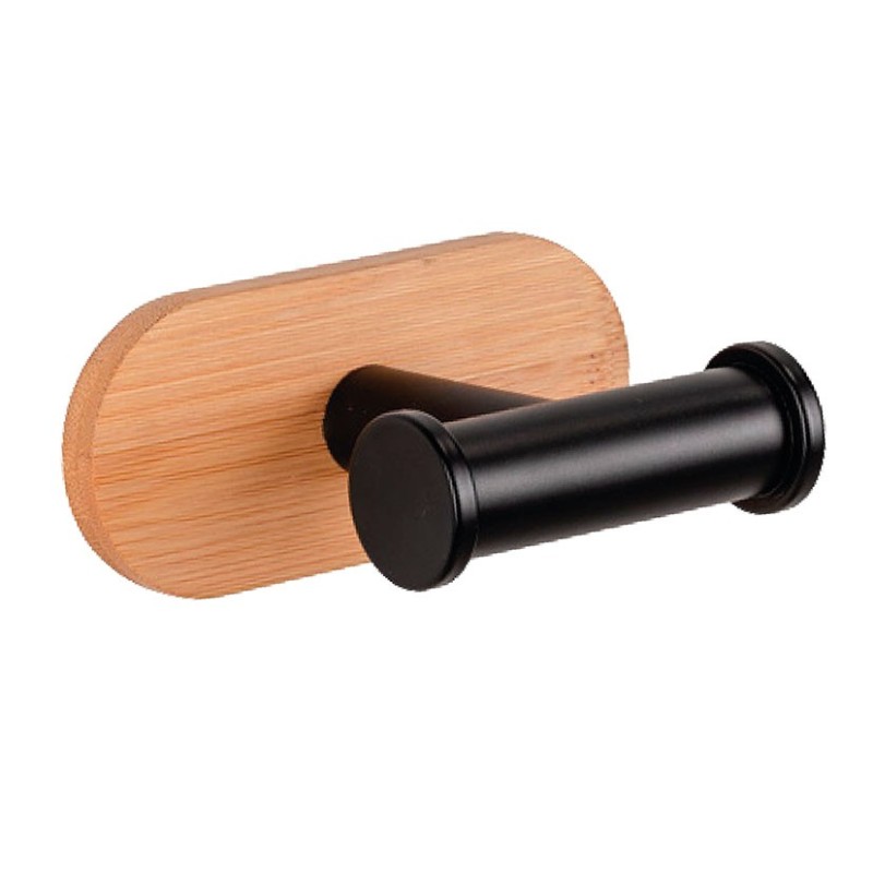 PERCHA INOX. NEGRO TURBO-LOC DUO OREA BAMBOO