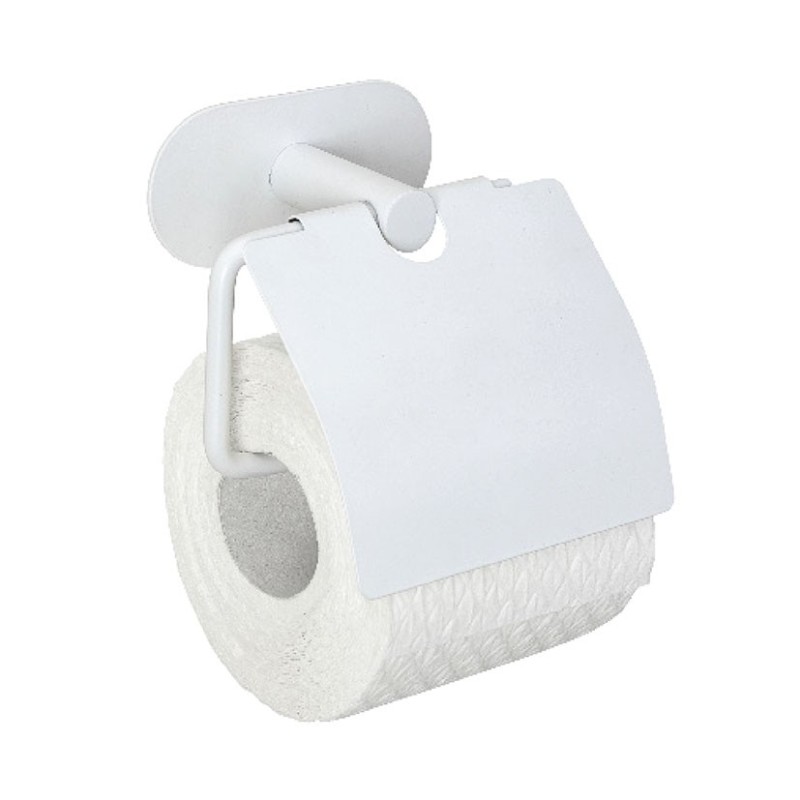 PORTARROLLO C/TAPA INOX TURBO-LOC BLANCO