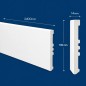ZÓCALO RODAPIE ODEM D314 POLIESTIRENO 100X2400X14MM ZÓCALO RODAPIE ODEM D314 POLIESTIRENO 100X2400X14MM