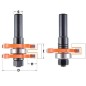 JUEGO 2 FRESAS PARA JUNTAS HM Z3 D47.6 MANGO 8MM