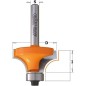 FRESA RADIO CONCAVO R9,5 C/RODILLO MANGO 6MM