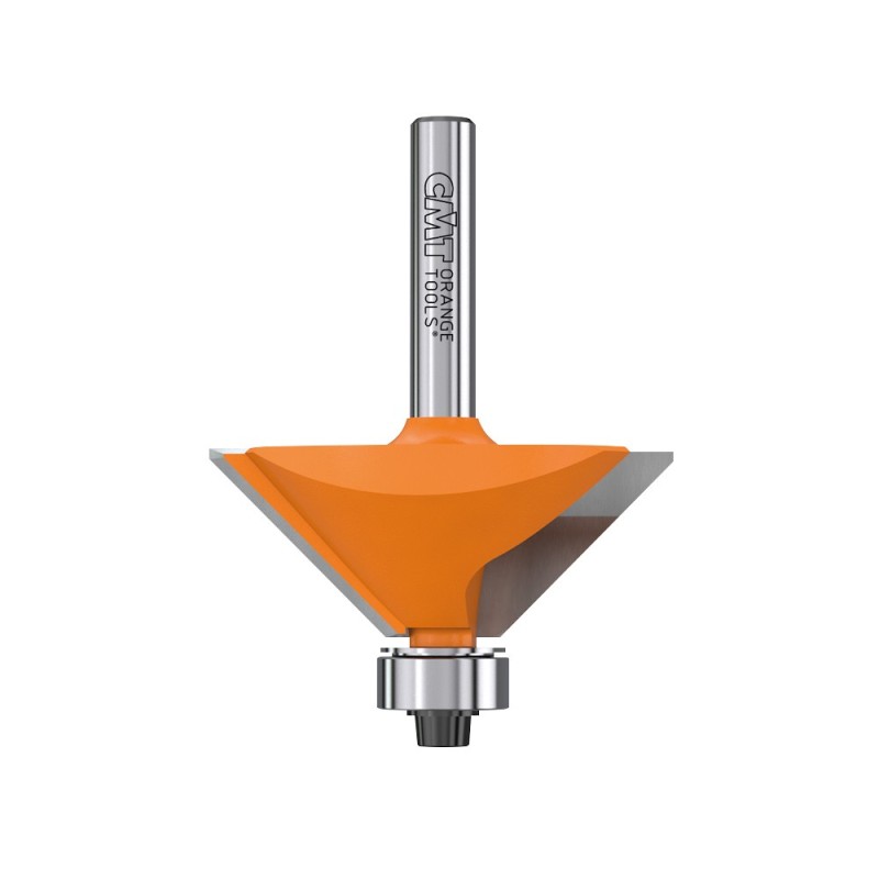 FRESA PARA BISELAR C/RODILLO 45º D31.7 MANGO 6MM
