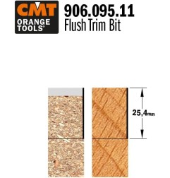 FRESA PARA REFUNDIR CON RODILLO 9.5X25,4MM MANGO 8MM