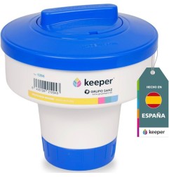 DOSIFICADOR CLORO FLOTANTE PASTILLAS MEDIANO 1294 KEEPER
